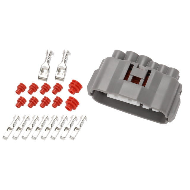 Conector de terminal de cable hembra a prueba de agua de 10 pines Unique Bargains para Honda CRV 1 juego