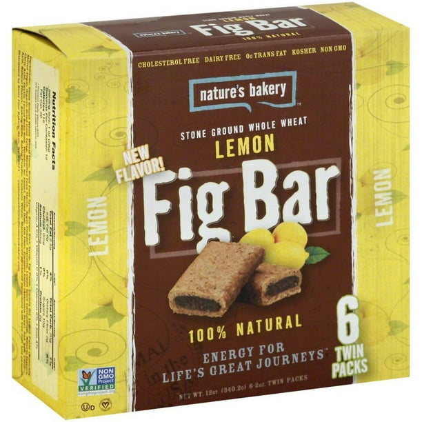 Nature S Bakery Fig Bar Lemon 2g Protein 6 Ct Walmart Com Walmart Com