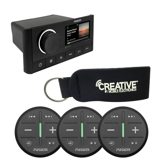 Fusion MS-RA670 Apollo Marine Entertainment System With Built-In Wi-Fi and 3 Wireless Remotes