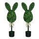 thumbnail image 5 of Árbol de Pascua con forma de conejito de boj artificial | Maceta con forma de corazón y huevos decorativos | Centro de mesa de primavera y Pascua de 75 cm para decoración del hogar, 5 of 8