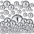 thumbnail image 1 of Funtery 100 Piezas Bolas de Espejo Plateadas para Discoteca de 1 a 20 cm Set, 1 of 7