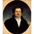thumbnail image 3 of Henri-François Riesener 15x17 Black Modern Framed Museum Art Print Titled - Portrait of Bernard-Leon (1784-1856), Actor and Director of Theaters of Vaudeville and La Gaite. (1825), 3 of 5