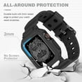 thumbnail image 5 of ZHYW Compatible for Crystal Clear Apple Watch Bands, 45mm 44mm 42mm 41mm 40mm 38mm Bumper Case for Men Women Jelly Sport Case Band for iWatch Ultra 2/1 Series 9 8 7 SE/6 5 4 3 2 1, 5 of 14