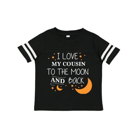 

Inktastic I Love My Cousin to the Moon and Back Gift Toddler Boy or Toddler Girl T-Shirt