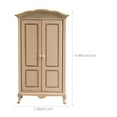 thumbnail image 2 of OULII Mini Wood Cabinet Mini House Ornament Synthetic Material 1Set, 2 of 8