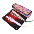 thumbnail image 5 of Hair Tools Storage with Heat Resistant Mat- Romantic Patterns Printed Curling Iron Travel Bag/Flat Iron Case for Women, 5 of 8