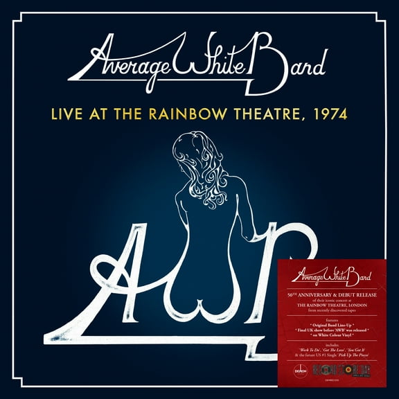 The Average White Band - Live At The Rainbow Theatre 1974 - Limited 140-Gram White Colored Vinyl - Music & Performance