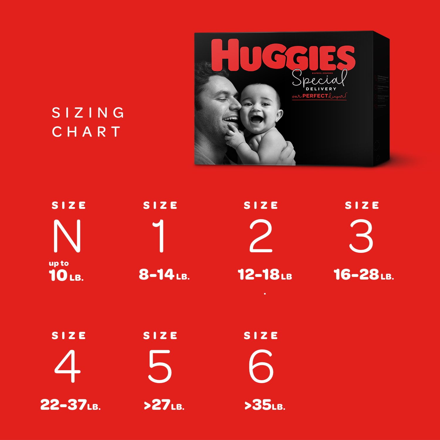 Huggies Special Delivery Hypoallergenic Baby Diapers, Size 5, 42 Ct, Giga Jr. Pack