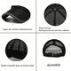 thumbnail image 2 of Gorra De Béisbol De Malla Malubero Cómoda Para Exteriores negra, 2 of 3