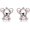 Koala, variant on Squirrel Gifts 925 Sterling Silver Cute Squirrel Stud Earrings Hypoallergenic Animals Earrings Lovely Small Animal Jewelry Gift for Women Birthday
