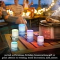 thumbnail image 4 of Yayeee Flameless Candles with Remote Flickering Battery Operated Multi Color Changing, Watercolor Mountains, 4 of 7