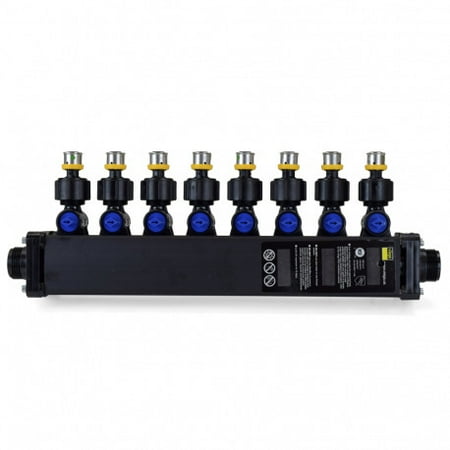 

Viega 8-Port MiniBloc 1/2 PEX Press PolyAlloy Manifold