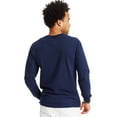 thumbnail image 3 of Hanes Beefy-T Unisex Long-Sleeve T-Shirt, Value 2-Pack Navy 3XL, 3 of 3