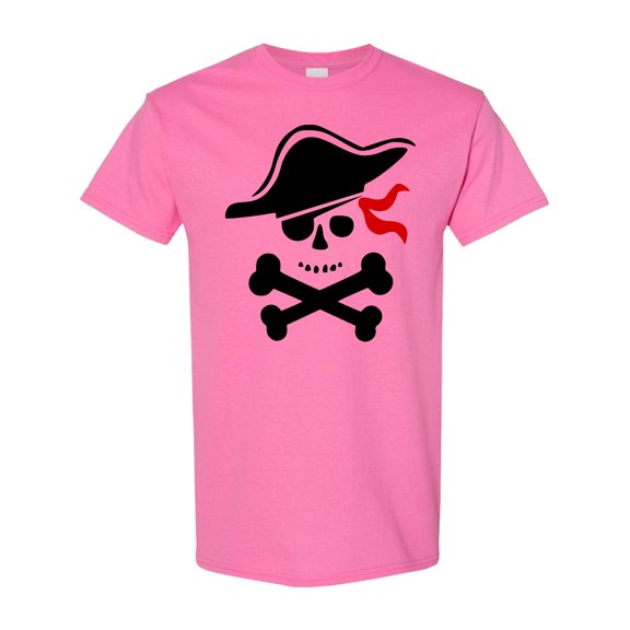 Inktastic Pirate Skull and Cross Bones T-Shirt