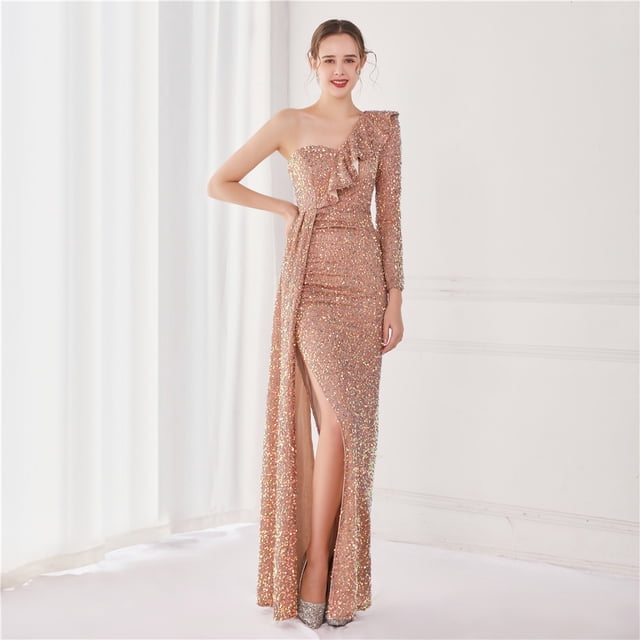 Vestido estilo hada para fiesta, vestido de noche, vestido sexy largo adelgazante para novia