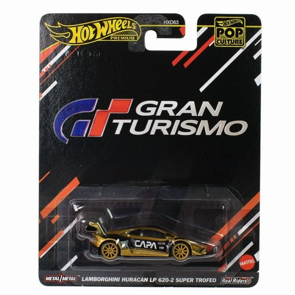 Hot Wheels '25 Pop Culture Gran Turismo Lamborghini Huracan LP620-2 Super Trofeo