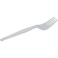 thumbnail image 4 of Dixie FH207 Plastic Cutlery, Heavyweight Forks, White, 100/Box, 4 of 4