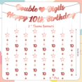 thumbnail image 2 of Banner decorativo ITHKIRHO para 10 cumpleaños de niñas, oro rosa, 10 unidades, 2 of 7
