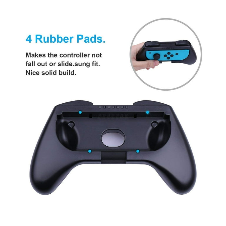 HEYSTOP Nintendo Switch Joy-Con Ergonomic Grips, 3-Pack
