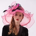 thumbnail image 4 of Tea Party Hats Easter Women Fascinator Hat Floral Tea Party Wedding Hat, 4 of 5