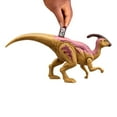 thumbnail image 6 of Jurassic World Wild Roar Parasaurolophus Dinosaur Action Figure Toy, Glow Effect Lights & Sounds, 6 of 7