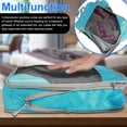 thumbnail image 6 of Threns 3/5Pcs Compression Packing Cubes Lightweight Durable Travel Packing Cubes with Storage Bag Nylon Luggage Suitcase Organizer Bags, 6 of 8