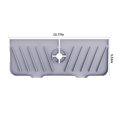thumbnail image 3 of Latrodar Sink Faucet Mat Sink Splashing Guard Draining Pad Faucet Water Catcher Mat For Kitchen & Bathroom Gray Durable 5.6x0.6 Inch, 3 of 5