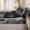 Color 02, variant on Erosebridal Watercolor Moose Bear Zipper Twin Comforter Sets with Fitted Sheet and 2 Pillowcases, Happy Camping Camper Zipper Bedding Set, Black Reversible