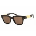 thumbnail image 4 of Versace VE 4421 Metal Mens Rectangular Sunglasses Brown 52mm Adult, 4 of 7
