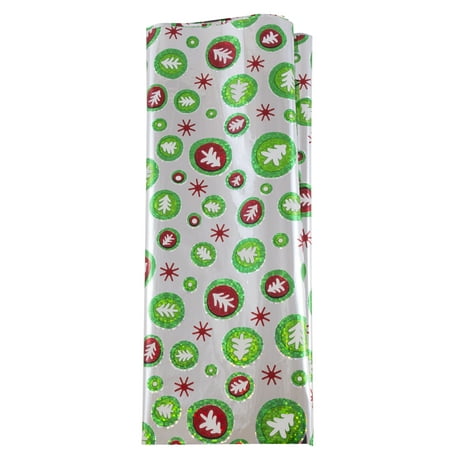 UPC: 0842497158044 | JAM Paper Holiday Tissue Paper 3 Sheets Holographic Christmas Trees