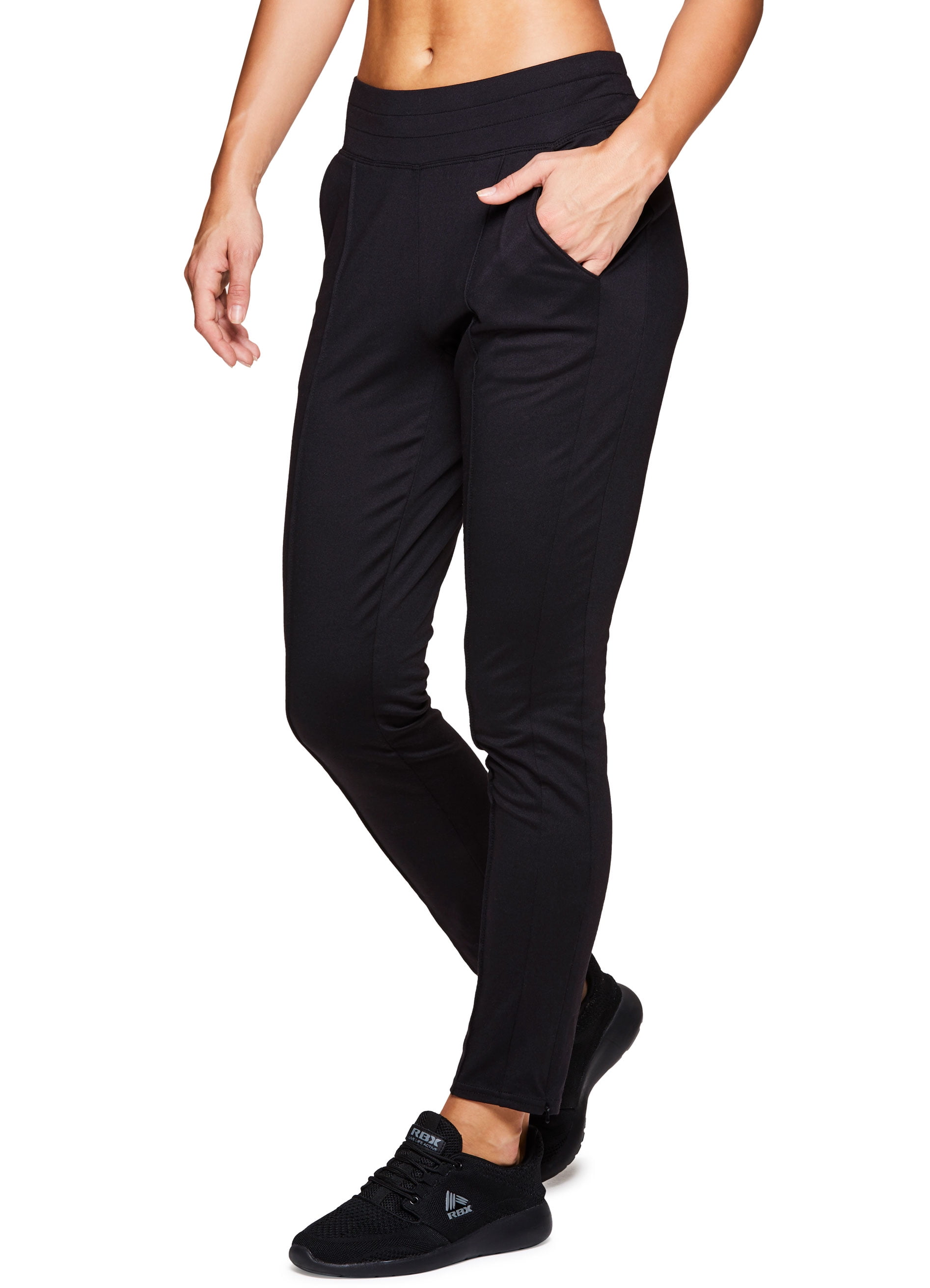 fleece straight leg joggers