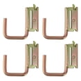 thumbnail image 2 of Ganchos De Riel E, Colgador De Riel E Inoxidable, 4 Piezas, Carga Máxima Universal De 1200 Libras Para Dormitorio Marino, 2 of 7