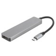 thumbnail image 4 of 6 In1 USB?C Hub Dual Type?C Adaptador 4K de aleación de aluminio para tarjeta de memoria HDMI para OS X, 4 of 8
