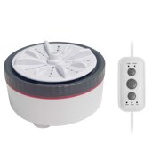 husxh Automatic Compact Clothes Washer Usb Rechargeable Turbine Washing Machine Space-saving Lightweight for Travel Trip Apartment