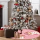 thumbnail image 4 of Fiudx Decoraciones navideñas para interiores Nueva falda para árbol de Navidad, estilo rosa, decoración navideña, falda para árbol, decoración inferior para árbol de Navidad, delantal, regalo, 4 of 6
