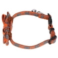 thumbnail image 3 of Gatos Lindos Collares Bowknot Corbata A Cuadros Pajarita De Tela Suave Con Campana Suministros De Decoración Para Mascotas Naranja, 3 of 5