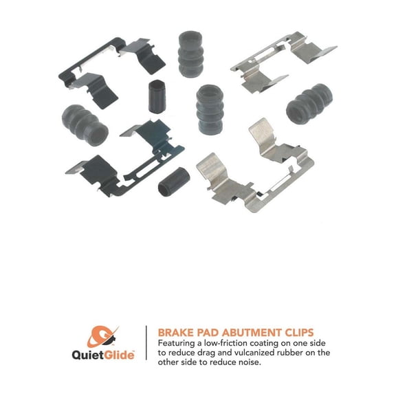 Carlson Quality Brake Parts H5677Q Disc Brake Hardware Kit