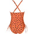 thumbnail image 7 of Frostluinai Swimsuit Women One Piece Bathing Suit For Women Plus Size Swimsuit For Women Ruffles Soild Bodysuit Backless Halter-Neck Beach Bikini Swimwear Bikini Sets, 7 of 7