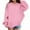 Pink, variant on Wxolcjlv Toddler Boys Hoodies Sweatshirts Long Sleeve Casual Pullover Hoody Unisex Solid Casual Minimalist Outerwear Cozy Lined Hooded Sweater For Kids Boys Girls,2 -3 Years