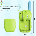 thumbnail image 3 of Radio Walkie Talkie Malubero Vede Azul Con Rango Para Niños, 3 of 3