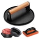thumbnail image 1 of Kit Prensa para Hamburguesa Smash Grilliance de Hierro Fundido con Mango de Madera, 1 of 6