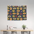 thumbnail image 2 of retro flowers Tapestry for Bedroom - Tapestry Wall Hanging Wall Tapestry for Dorm Wall Decor Home Decoration , Aesthetic Funny Tapestry 29 x 37in, 2 of 5