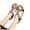 Black, variant on Wedge Sandals for Women Rhinestone Open Toe Platform Slip on Shoes Summer Beach Dress Sandal