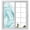 Blue, variant on Olive Green Fronds Window Privacy Film, Rustic Sage Leaf Plant Linen Texture Farmhouse Botanical Frosted Glass Window Clings Static Cling UV Heat Blocking Reusable Sticker for Bathroom 19.6x39.3 Inch