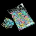 thumbnail image 3 of Glow In The Dark Rubber Bands - 1000 Piece Mega Value Pack with Clips for Various Home Uses 1000PCS, 3 of 8