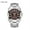 DarkBrown, variant on Stainless Steel Strap Men's Watch Quartz Watch Waterproof Chronograph Watch