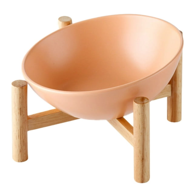 Leojiow Elevated Ceramic Cat Bowls Vomit Feeder With Stand Non Slip Container For & Puppies One Size Utility