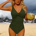 thumbnail image 7 of Women Tummy Control One Piece Swimsuit - Push Up Bathing Suit Full Coverage Slimming Swimwear, 7 of 7