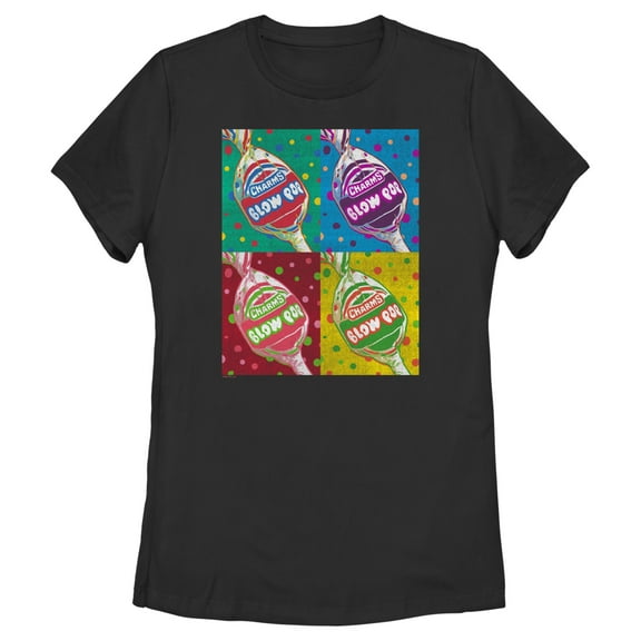 Women's Blow Pop That's A Blow Pop Art Graphic Tee Black Small