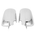 thumbnail image 4 of 2pcs Gloss Silver Door Mirror Cover Trim Rearview Mirror Housing Replacement for B5 2001‑2006, 4 of 11